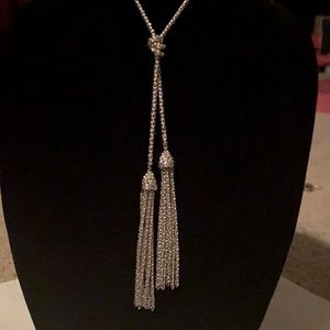 Kendra Scott rope tassel style necklace